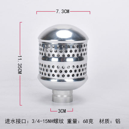 Under $5 Tyidzon Bubblers for Irrigation Bubbler Sprinkler Heads for Delicate Irrigation Rust Aluminum Diffuser Bubbler Sprinkler Great for Newly Plant Shrubs, Trees and Flowerbeds.