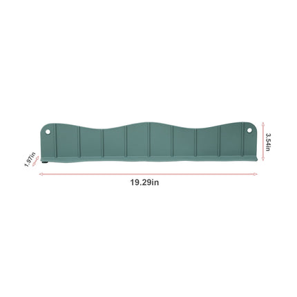 Tyidzon Silicone Sink Splash Guard 19.29X3.54X1.97 Inch Water Splash Guard for Kitchen and Bathroom Kitchen Sink Splash Guard with Suction Cup Green.