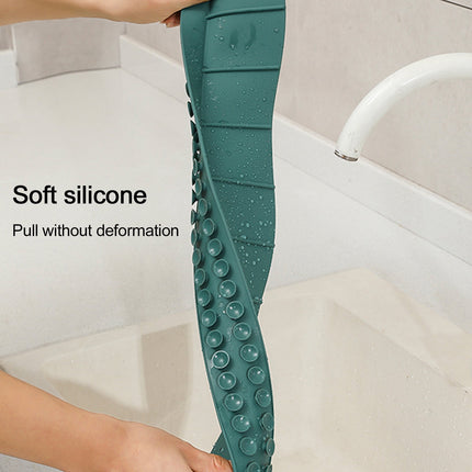 Tyidzon Silicone Sink Splash Guard 19.29X3.54X1.97 Inch Water Splash Guard for Kitchen and Bathroom Kitchen Sink Splash Guard with Suction Cup Green.