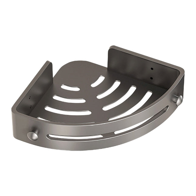 Tyidzon Bathroom Corner Shelf Gray Wall Mounted Corner Shower Caddy Kitchen Corner Shelves No Drill Shower Organizer Gray.