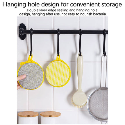 Under $1 Tyidzon Sponges Kitchen Multi-Purpose,5Pc Non-Scratch Sponges for Cleaning, Along with Heavy Duty Scrubbing Power - Reusable Double-Sided Dish Sponge for Dishes, Pots and Pans Pink.