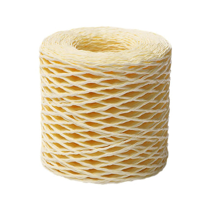 JWDX Needle and Thread Kit! Raffia for Crafts 150M Natural Raffia Yarn Raffia Yarn for Crocheting Raffia Paper Ribbon Natural Raffia Spool for Making Beach Bags Gift Wrapping Decorations Features: Off-White.