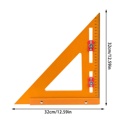 Clearance Back to School Supplies! JWDX Right Angle Ruler Punching Positioning Triangle Ruler B, for Dormitories, Apartments, Shared Spaces and Study Areas (Include: 1*Triangle Ruler) Clearance Sale B.