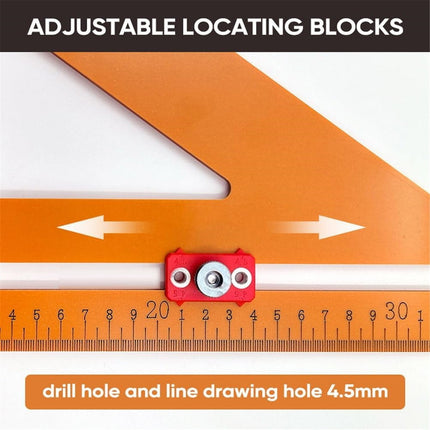 Clearance Back to School Supplies! JWDX Right Angle Ruler Punching Positioning Triangle Ruler B, for Dormitories, Apartments, Shared Spaces and Study Areas (Include: 1*Triangle Ruler) Clearance Sale B.