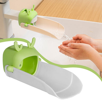 Faucets Clearance! JWDX Faucet Extender Blue, Handwashing Extender Children'S Handwashing Aid Kitchen Faucet Water Sink Splash Proof Spreader Extended Anti Splash Water B.