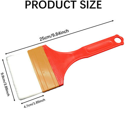 Silicone Oil Brush Clearance! JWDX Soft Brush, Plastic Handled Paint Brushes 3 Sizes Home Decor Wall Painting Tools C.