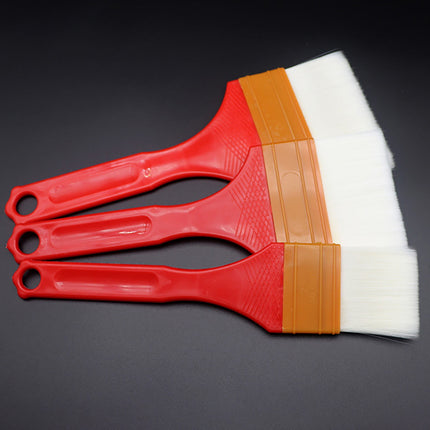 Silicone Oil Brush Clearance! JWDX Soft Brush, Plastic Handled Paint Brushes 3 Sizes Home Decor Wall Painting Tools C.