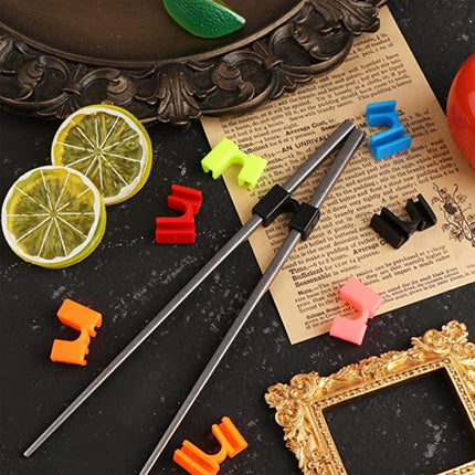Clearance! Kitchen Utensils Set Eguiwyn Chopsticks Assistant Reusable Training Chopstick Hinge Connectors for Children and Adults 5Pcs Training Chopsticks Hinge Connector Black Blue.