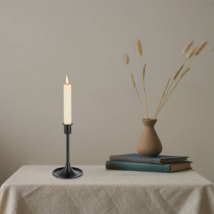 JWDX Candlestick, European Style Candle Holder Ornaments, Candlestick Holders Taper Candle Holders Stick Candle Holder for Table Centerpiece Wedding Reception Festive Christmas Mantel Decoration Z8-A.