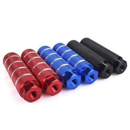 1 Pair MTB BMX Bike Alloy Foot Stunt Pegs Footrest V4V7 Cylinder Lever Grip K7E3.