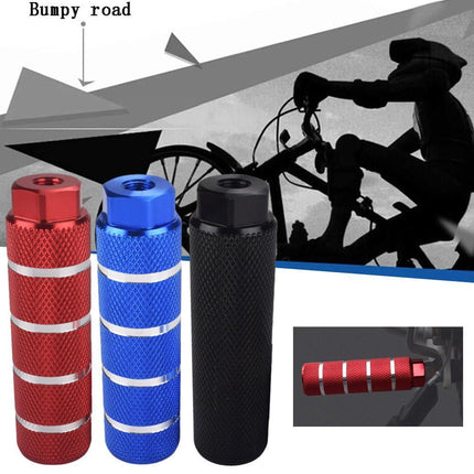 1 Pair MTB BMX Bike Alloy Foot Stunt Pegs Footrest V4V7 Cylinder Lever Grip K7E3.