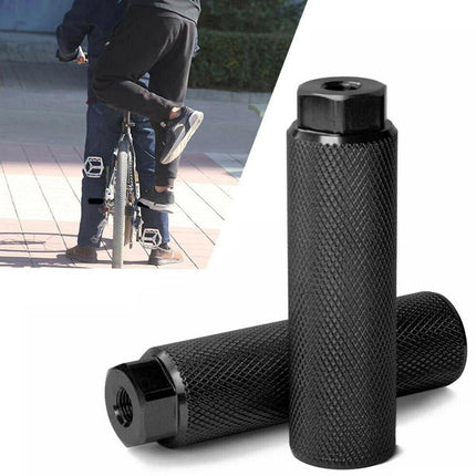1 Pair MTB BMX Bike Alloy Foot Stunt Pegs Footrest V4V7 Cylinder Lever Grip K7E3.