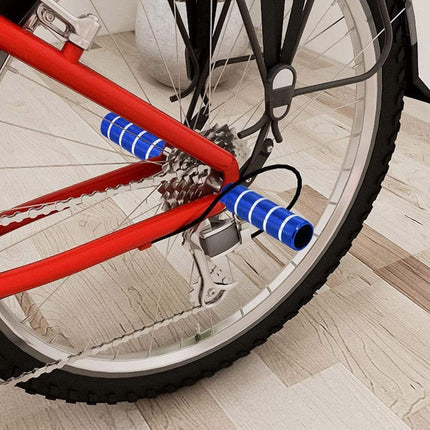 1 Pair MTB BMX Bike Alloy Foot Stunt Pegs Footrest V4V7 Cylinder Lever Grip K7E3.