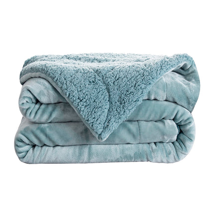 + 1X Blanket, End of Year Clearance: Womens Blankets and Throws, Eveluo Thickened Flannel Lamb Wool Composite Blanket Double Blanket Leisure Blanket Gift Blanke C.