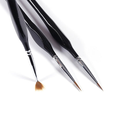 JWDX Brushes Clearance, Paint Brushes, Painting Pen, Art Tools, Brush Set, Round Tip Brushes Nylon Brushes Artist Wood Brushes for Oil Watercolor Face Nail Arts Miniature and Rock Painting Black.