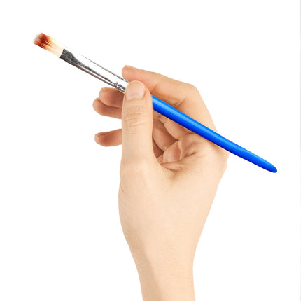 JWDX Brushes Clearance, Paint Brushes, Painting Pen, Art Tools, Brush Set, Round Tip Brushes Nylon Brushes Artist Wood Brushes for Oil Watercolor Face Nail Arts Miniature and Rock Painting Z6-Blue.