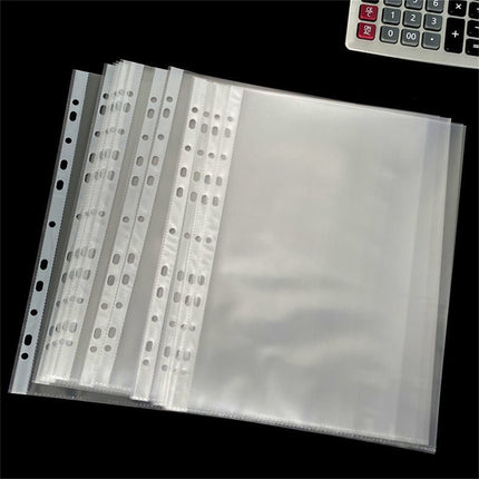 JWDX Document Bag Clearance, Material Bag, 100Pcs Sheet Protectors 9 X 12 Heavy Duty Clear Sheet Protectors Page Protectors Plastic Sleeves for Plastic Document Protectors Letter Paper Clear.