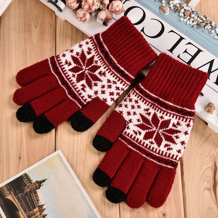 JWDX Gloves Clearance, Winter Gloves, Adult Women Men's Warm Gloves, Outdoor Ski Riding Gloves, Windproof and Fleece Gloves A.