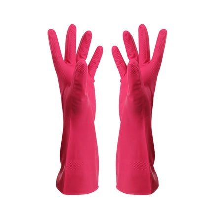 + 1 Pair of Gloves, End of Year Clearance: Work Aprons for Men for Shop Canvas, Gloves Gloves Washing Hand Rubber Long Cleaning Warm Gloves Kitchen Latex Hot Pink.