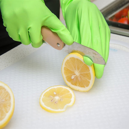 + 1 Pair of Gloves, End of Year Clearance: Work Aprons for Men for Shop Canvas, Gloves Gloves Washing Hand Rubber Long Cleaning Warm Gloves Kitchen Latex Hot Pink.