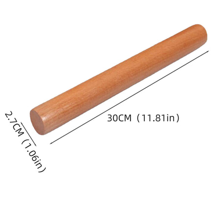 + 1X Rolling Pin, End of Year Clearance: Wooden Pizza Roller, Dumpling Christmas Wooden Silicone Rolling Pin Wood Adjustable Cookie Roll Pin C.