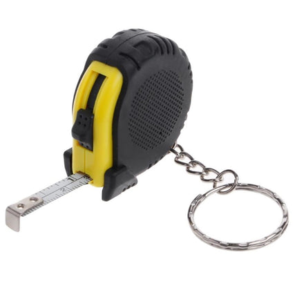 Ruler Retractable Tape Size Metric Measure 1m Pocket Chain color Key Random Tools & Home Improvement, Key ring design, you can it anywhere you want Random.