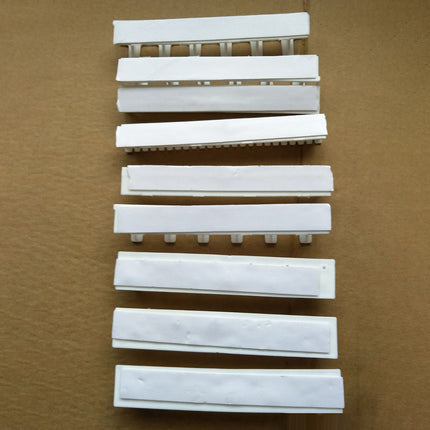 Adhesive Curtain Rod Hooks 9 in 1 Adhesive Paste Wall Hanging Storage Hooks Jewelry Display Organizer Necklace Hanger Newyear Arrival! White.