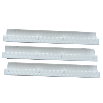 Adhesive Curtain Rod Hooks 9 in 1 Adhesive Paste Wall Hanging Storage Hooks Jewelry Display Organizer Necklace Hanger Newyear Arrival! White.