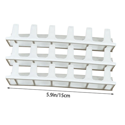 Adhesive Curtain Rod Hooks 9 in 1 Adhesive Paste Wall Hanging Storage Hooks Jewelry Display Organizer Necklace Hanger Newyear Arrival! White.