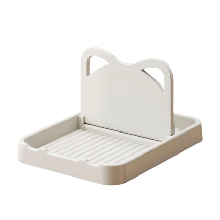 JWDX Rack Clearance, Spoon Rest with Lid Holder: Foldable Silicone Spoon Holder High Temperature Spoon Organizer Spatula Holder for Kitchen Counters and Stove Tops White.