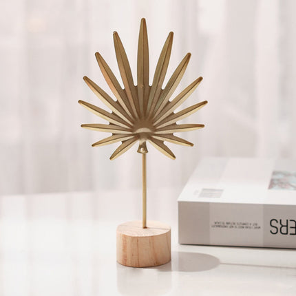 Leaf Decor Metal Golden Leaf Ornaments and Base Modern Simple Gold Leaf Table Sculpture for Living Room Bedroom Bookshelf Desktop Decoratio, Valentines Day Decorations: Desktop Ornament Gold5.