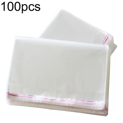 Made of Plastic, Gift Wrapping Paper Large Resealable Bags 100Pc Plastic Clear Self Sealing Bags Self Adhesive Sealing Plastic Bags in for and Clothes Jewelry Package Clear.