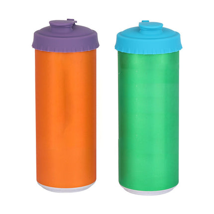 JWDX Soda Can Cap Clearance, Can Lids Juice Beverage Beer No Spill Silicone Can Lid Standard Cans Protector (6 Pack Assorted) Pink.
