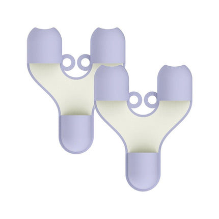 JWDX Oven Mitts Clearance, Mini Silicone Finger Oven Finger Food Tongs Kitchen Dishes Silicone Oven Heat Insulated Finger Glove Microwave Oven Silicone Non Slip Holder Kitchen Accessories Purple.