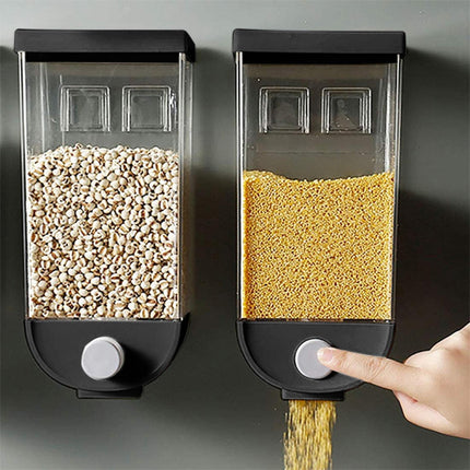 JWDX Storage Containers Clearance, Cereal Dispenser Countertop Cereal Containers Storage 1.5L /1Lorganization and Storage Containers for Kitchen Dry Food Dispenser for Rice Grains Snack Oatmeal BK2.