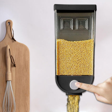 JWDX Storage Containers Clearance, Cereal Dispenser Countertop Cereal Containers Storage 1.5L /1Lorganization and Storage Containers for Kitchen Dry Food Dispenser for Rice Grains Snack Oatmeal BK2.