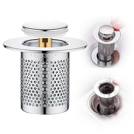 JWDX Drain Rack Clearance, Stainless Steel Floor Drain Filter 2025 New Bathtub Sink Strainer Up Sink Filter Rustproof Sink Strainer Bathroom Sink Strainer for Kitchen Bathtub A.
