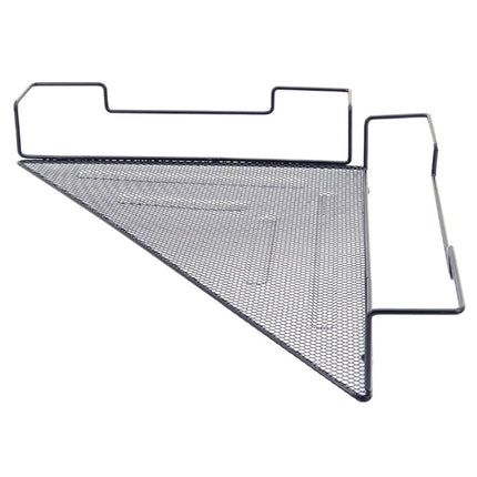 JWDX Rack Clearance, Floating Corner Shelf Wire Desk Sundries Storage Rack Cubicles Hanging Corner Shelf Corner Hanging Shelf Black Shelf As shown.
