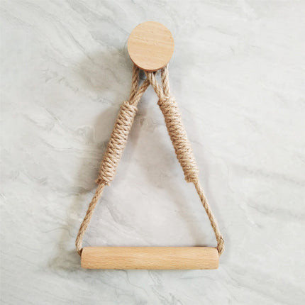JWDX Rack Clearance, Unique Boho Toilet Paper Holder Hanging Tissue Holder for Bathroom Decorative Wood Paper Towel Rack Saving Over The Door Design Stylish Towel Holder for Bathroom As shown.