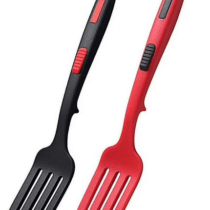 JWDX Cooking Utensils Clearance, 2Pcs Silicone Flexible Fork Heat Cooking Fork Tools Dishwasher Kitchen Fork Kitchen Non Stick Fork for Bake and Stir Mix Ingredients Whisk Eggs As shown.