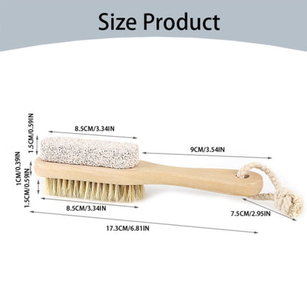 JWDX Cleaning Brush Clearance, Scrub Tool Pedicure Tools for Feet Body Brush Foot Scraper Exfoliating Wooden Pumice Stone Brush Rubbing Foot Board with Wood Grinding Foot Stone Small Brush Rubbing As shown.