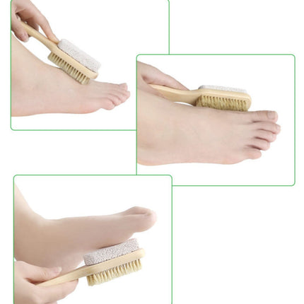 JWDX Cleaning Brush Clearance, Scrub Tool Pedicure Tools for Feet Body Brush Foot Scraper Exfoliating Wooden Pumice Stone Brush Rubbing Foot Board with Wood Grinding Foot Stone Small Brush Rubbing As shown.
