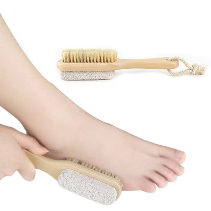 JWDX Cleaning Brush Clearance, Scrub Tool Pedicure Tools for Feet Body Brush Foot Scraper Exfoliating Wooden Pumice Stone Brush Rubbing Foot Board with Wood Grinding Foot Stone Small Brush Rubbing As shown.