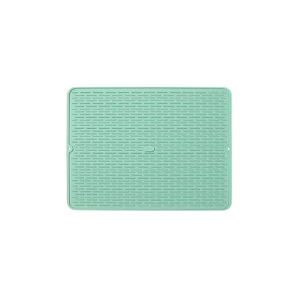 JWDX Placemat Clearance, Silicone Dish Drying Mat 2025 New Kitchen Sink Silicone Draining Mat Fast Drying Stone Sink Tray Heat Silicone Mat Easy Clean Raised Edge Holds Water F.