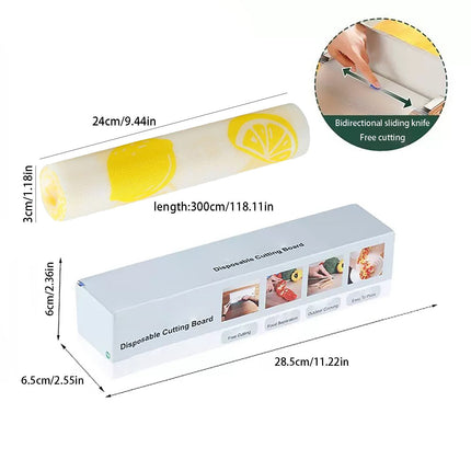 JWDX Placemat Clearance, Disposable Cutting Board Mat Disposable Cutting Mat Cutting Board Sheet with Built in Crease Flexible Plastic Cutting Mat for Kitchen As shown.