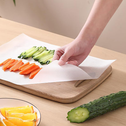 JWDX Placemat Clearance, Disposable Cutting Board Mat Disposable Cutting Mat Cutting Board Sheet with Built in Crease Flexible Plastic Cutting Mat for Kitchen As shown.