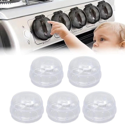 JWDX Closure Bags and Lids and Boxes Clearance, 5 Pack Stove Knob Covers for Child 2025 Knob Covers Child Stove Knob Covers with Adhesive Oven Knob Covers for Kids and From Turning on Stove Clear.