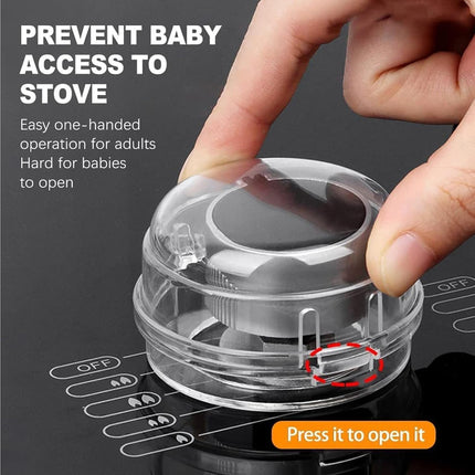 JWDX Closure Bags and Lids and Boxes Clearance, 5 Pack Stove Knob Covers for Child 2025 Knob Covers Child Stove Knob Covers with Adhesive Oven Knob Covers for Kids and From Turning on Stove Clear.