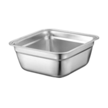 JWDX Closure Bags and Lids and Boxes Clearance, 1Pc Dish Tub for Kitchen Sink Square Stainless Tub with Smooth and Wide Edge Stackable Stable Flat Bottom Multi Purpose Wash Basin As shown.