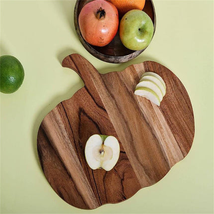 JWDX Cooking Utensils Clearance, Kitchen Pumpkin Cutting Board Halloween Charcuterie Wooden Boards Halloween Pumpkin Shaped Wood Cutting Board Cooked Food Wooden Board for Chopping Meat As shown.